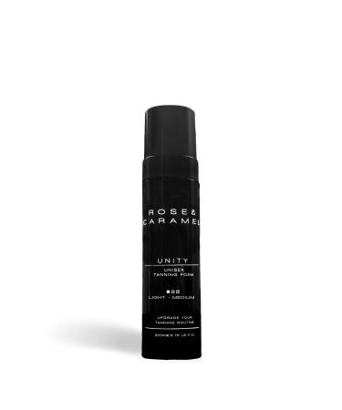Rose & Caramel Unity Unisex Self Tanning Mousse Light Medium Light - Medium
