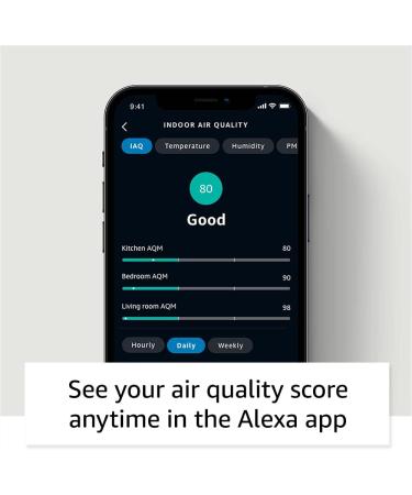 Amazon Smart Air Quality Monitor  Know your air  Works with Alexa A Certified for Humans Device Smart Air Quality Monitor only - Buy Online on GoSupps.com