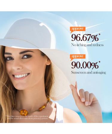 Collagen Face Sunscreen SPF 60+ | Water-Resistant Moisturizer for All Skin Types | Protect & Hydrate Skin - Buy Online on GoSupps.com
