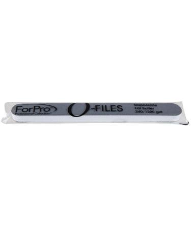 ForPro O-Files Fat Buffer 240/1200 Grit Double-Sided Disposable Nail Files - 50 Count - Buy Online on GoSupps.com