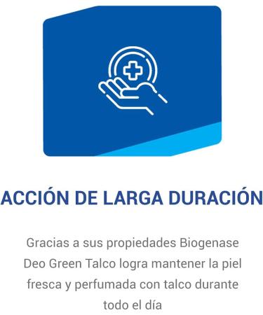 Biogenase Deo Green Talco - Talc Deodorant for Sensitive Skin - Eliminates Unpleasant Odors - 125ml - Buy Online on GoSupps.com