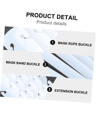 Minkissy 15 StK Adjustable Mask Bracket Ear Protection - Removable Face Cover Handles & Rope Extension Buckle for Comfortable Mask Wear - Buy Online on GoSupps.com