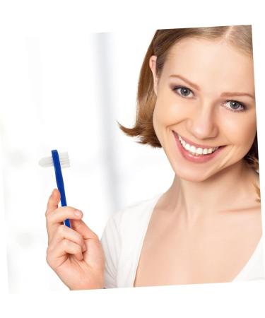 Gatuida Double-Headed Toothbrush Set - 4 Pieces Denture & Braces Cleaning Brushes for False Teeth - Efficient Double-Sided Care - Buy Online on GoSupps.com