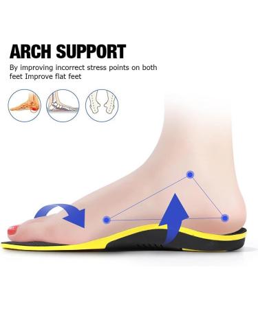 YTYZC Slight Orthotic Insoles - Arch Support for Plantar Fasciitis & Lower Back Pain Relief - Size S 36-39 260MM - Buy Online on GoSupps.com