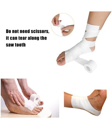 Buy White Sports Tape - Self-Adhesive Picot Edge Athletic Tape for Thumb Finger Wrist & Ankle Care (3.8cm x 9.14m) - Fast Worldwide Shipping - Buy Online on GoSupps.com