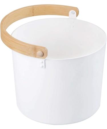 7L Sauna Aluminum Bucket and Ladle Kit White Sauna Bucket and Ladle Set Sauna Bucket with Ladle Spa Accessory for Steams Room Made of Premium Aluminum Sauna Accessories for Sauna & SPA - Buy Online on GoSupps.com