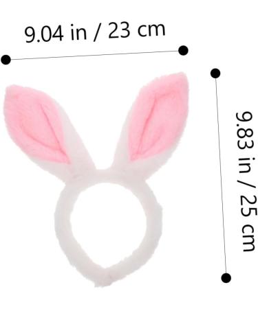 MERRYHAPY Rabbit Ears Headband Girl Hair Accessory Cartoon Plush Headband Rabbit Ears Costume Bunny Headband Hair Bands Rabbit Headbands for Women Bunny Ear Hair Decoration Headbands - Buy Online on GoSupps.com