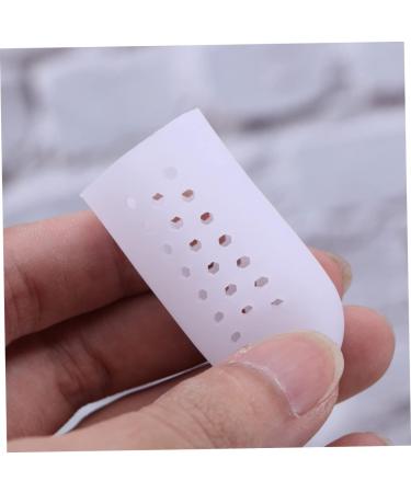 Healvian High Heel Protectors 2 Pairs - Silicone Gel Toe Caps for Big Toe Protection - Breathable Toe Covers to Reduce Friction - Size 2, White - Buy Online on GoSupps.com