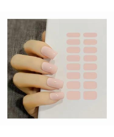 Nail film self -adhesive - UV hardening for perfect manicure |UV gel nail film |Geln gel to stick on |UV nail foils UV hardening nail film UV hardening nail ticker (light pink)
