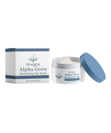 Hoegoa Alpha Grow Nourishing Hair Scrub Scalp Treatment for Hair Growth and Strengthening 3.53oz