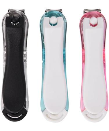 Nail File Rotary Nail Clipper Dual Use Stainless Steel Nail Clipper Toenail File Nail Manicure Nail Clipper Clipper (Color : Three-in-one Suit Size : 3pc) 3pc Three-in-one Suit - Buy Online on GoSupps.com