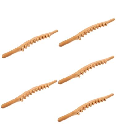 Gatuida 5st roll rod with 20 balls Guasha tool Massage tools AR full body massage device full body massage device muscle massage tab made of wood a scratchstock muscle floor tools