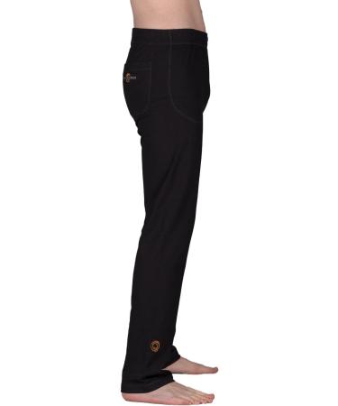 Sun Salutation Yoga Pants for Men | 15 Sizes & 3 Lengths | 52 Black - International Shipping - Buy Online on GoSupps.com