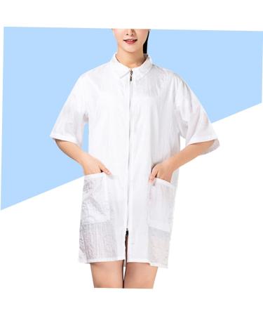 TOVINANNA Hairdresser Clothes Hair Dyeing Clothess Hairdresser Uniform Beauty Salon Uniform Technician Overalls 83X63cm - Buy Online on GoSupps.com