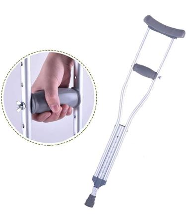 Crutches for Adults Underarm Portable Aluminum Crutches Underarm Crutches Disabled Person with Crutches Cane Telescopic Walking Stick - A Pair Great for Travel or Work (A M) Selfless dedication A Large - Buy Online on GoSupps.com
