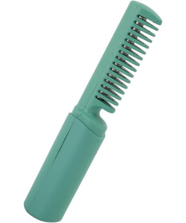 Fast Heating Straightener Brush | Portable Hair Straightener for Salon Quality Styling | Green - Buy Online on GoSupps.com