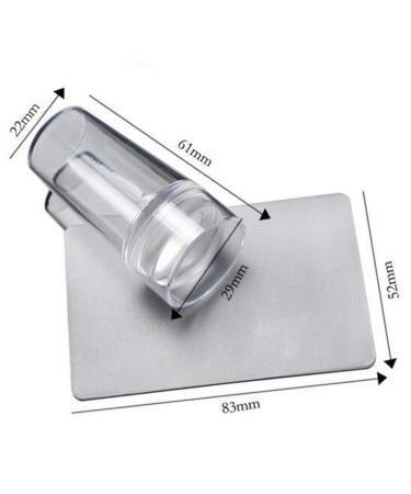 2 Sets French Nail Stamps - Complete DIY Nail Art Stamping Kit with Jelly Stamper | International Shipping - Buy Online on GoSupps.com