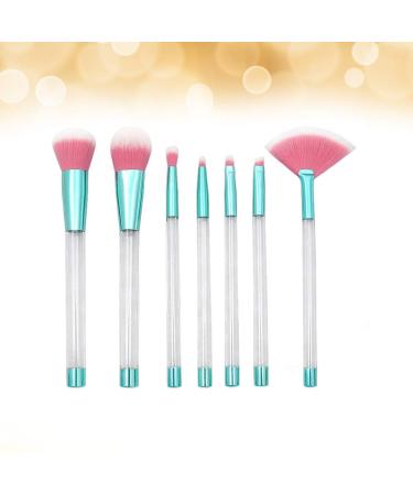 7pcs Glitter Makeup Brush Set | DIY Quicksand Handle | Foundation Powder & Blush Applicator for Flawless Makeup - Buy Online on GoSupps.com