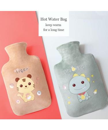 Pevsco 1000ml Hot Water Bottle | Long-Term Heat Portable Velvet Design Cute Hand Warmer | International Shipping Available - Buy Online on GoSupps.com