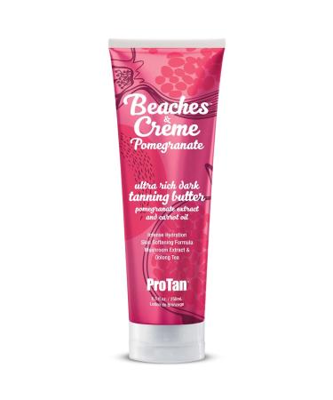 Pro Tan Beaches & Cr me Pomegranate Dark Tanning Butter with Intensifiers including Tyrosine 8.5oz
