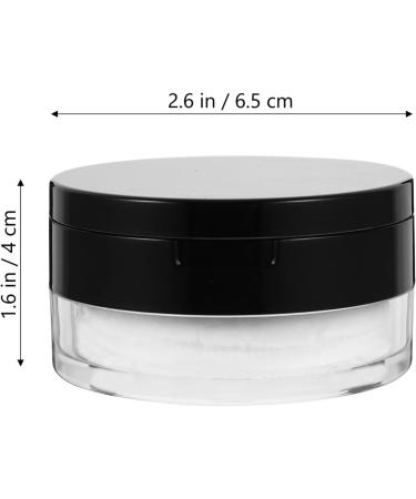 Powder Puff Containers with Lids Empty Powder Case Makeup Powder Cosmetic Case Travel Black - Buy Online on GoSupps.com