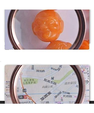 Glass Glass - High-Definition Magnifier High-Magnification Metal Frame Handle Optical Lens Handheld Enlarged Mirror Non-Lighting Old Man Reading Newspaper Mother's Day GIF Made in China - Buy Online on GoSupps.com