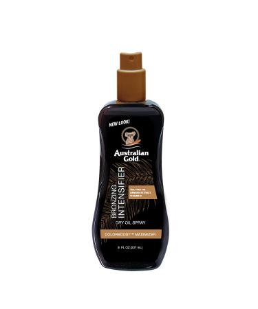 Australian Gold Bronzing Intensifier Dry Oil Spray  8 Ounce | Colorboost Maximizer (AGDOBS)