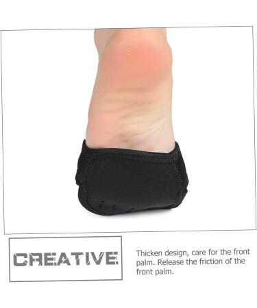 FOMIYES Five Finger Half Socks - Sweat-Absorbing Forefoot Pads Anti-Slip Palm Cushions - 2 Pairs - Black 12x10.5cm - International Shipping Available - Buy Online on GoSupps.com