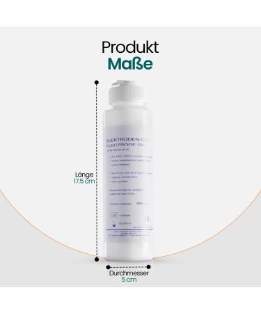 Conductive Electrode Gel 250ml for TENS & EMS Pads | Extend ECG EMG EEG Electrode Lifespan | Skin-Friendly & Certified - Buy Online on GoSupps.com