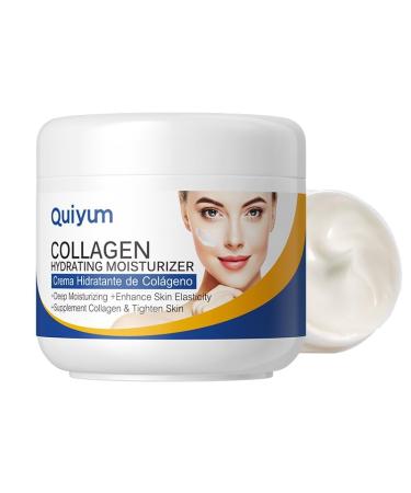 AKARY Face Moisturizer Collagen Cream Face and Neck Moisturizing Skin Care Cream For Lifting Firming & Tightening Skin Daily Face Moisturizer with Sodium Hyaluronate Helps Hydrate Skin 1.06oz