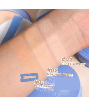 Buy GAGK Matte Wet and Dry Powder #02 Natural Beige | High Coverage Oil Control Face Powder | Waterproof Pressed Powder for Flawless Skin - Buy Online on GoSupps.com