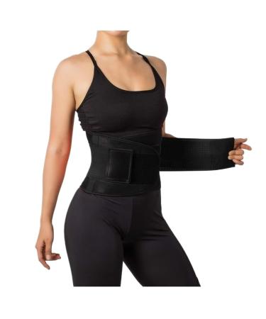 Back Brace Lumbar Support Back Brace Waist Decompression Belt Spine Breathable Lumbar Support Corset Waist Belt(Black XX-Large) XX-Large Black
