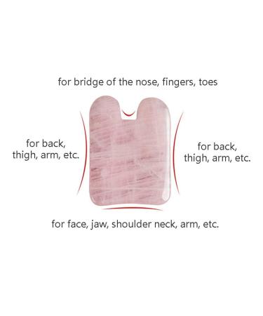 Rose Quartz Gua Sha Tool - 100% Natural Jade Facial Massager for Anti-Aging & Lifting - Buy Online on GoSupps.com