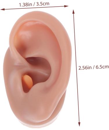 Silicone Human Ear Model for Massage, Piercing, and Simulation | Ear Display Body Kit | Healeved 6.5x3.5cm - Buy Online on GoSupps.com