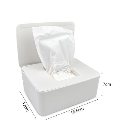 Premium Wet Wipes Box - Lectorias PP Material Sealed Tissue Container for Adults Cosmetic Towels & Handkerchiefs - International Shipping Available - Buy Online on GoSupps.com