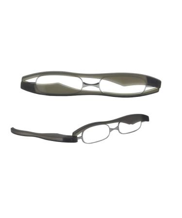 Visionary slim design | Compact ultra-light folding reading glasses Eye-Pod in Graphite (2.0) by eye-spec Graphite +2.00