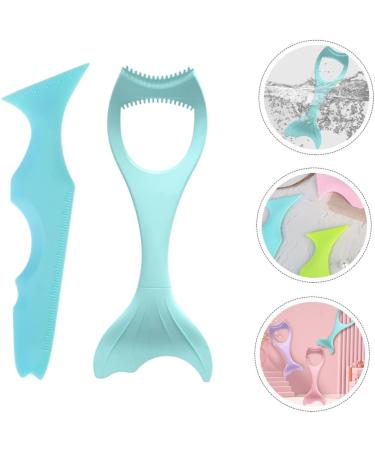 FOMIYES 2pcs Heated Lash Curler Eyeshadow Eyeliner Stencils Makeup Mascara Women Make up Tools Ruler Eyelash - Buy Online on GoSupps.com