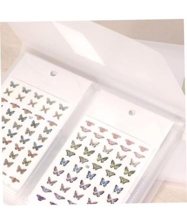 Nail Sticker Album Nail Art Decal Storage Bag Card Display Book Container 80 Slots Nail Art Display Book - Buy Online on GoSupps.com