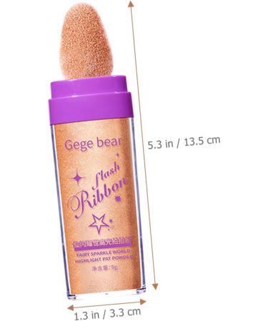 TOVINANNA 9 Pcs Highlight Pat Powder Face Glitter Fairy Highlight Powder Glitter for Makeup Flash Voss Plastic 1 count (Pack of 1) Assorted Colorx3pcs - Buy Online on GoSupps.com