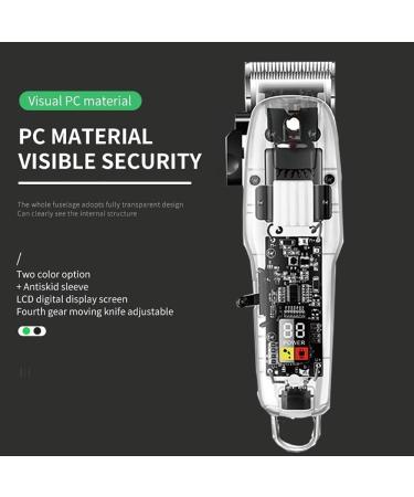 Pro Hair Clipper Cordless Hair Trimmer for Men Professional Electric Powerful Hair Clipper Rechargeable Beard Hair Cutting Tool - Buy Online on GoSupps.com