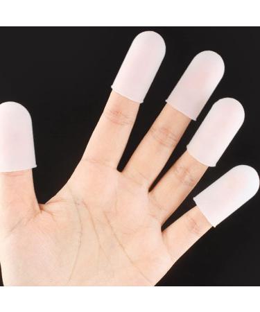 Buy Silicone Gel Finger Tips 5 Pairs Reusable Rubber Pads for Money Counting & Writing Durable Finger Protectors & Covers - Buy Online on GoSupps.com