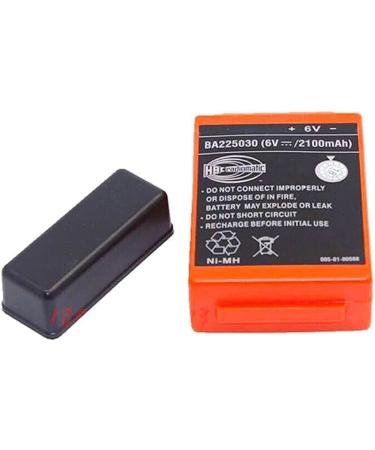 Buy 2 Pack 2100mAh BA225030 6V HBC Radiomatic Rechargeable Battery for Crane Pump Truck Remote Control - Buy Online on GoSupps.com