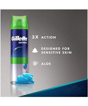  Gillette Series Beard Gel for sensitive skin 200 ml - Buy Online on GoSupps.com