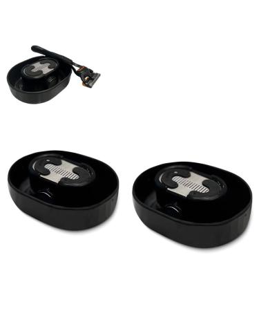 Razor Rinser Manual Push-Type Razor Rinser Goodbye to Clogged Razors and Dirty Sinks Compatible Most Head Razor No Electricity Portable Razor Rinser Gift for Men Home Travel (2pcs)