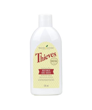 Young Living Thieves Fresh Essence Alcohol-Free and Fluoride-Free Mouthwash - 8 fl oz  a natural and refreshing way to promote oral hygiene and maintain fresh breath