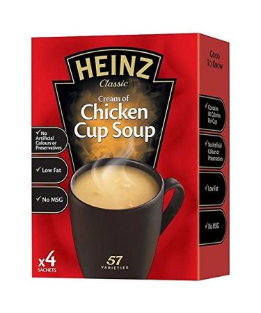 HEINZ Heinz Chicken Cup Cream Soup 68G (Pack of 4)