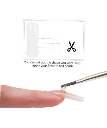 DOITOOL 4 Sets Nail Extension Set Nail Form Clips Nail Patch Fixing Clips Bath Sponge for Sensitive Skin Poly Nail Clip Nail Art Extension Patch Extension Sticker Manicure Plastic - Buy Online on GoSupps.com