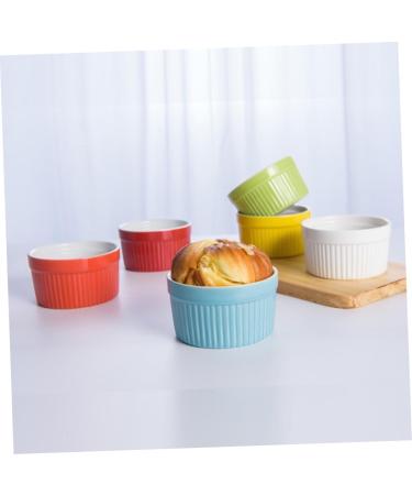 Zerodeko 8pcs Cake Molding Cake Molds for Baking Ceramic Cake Mold Baking Mold Loaf Pan Non-Stick Cake Mold Dessert Oven Bowl Pudding Cup Ceramics Baby medium As Shown - Buy Online on GoSupps.com