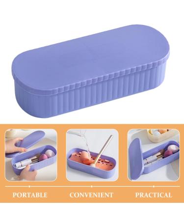 FOMIYES Makeup Brush Cleaning Mat & Holder | Purple Brush Cleaner Pad & Organizer for Flawless Makeup - Buy Online on GoSupps.com