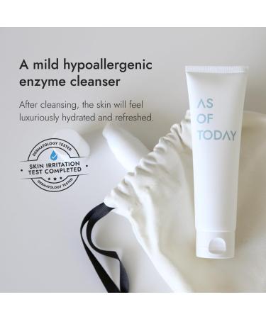 AS OF TODAY R-Peptide Enzyme Cleanser | Hydrating pH Balancing Face Wash for Dry Sensitive Skin | Brightening & Exfoliating Facial Cleanser - 3.3 fl oz - Buy Online on GoSupps.com